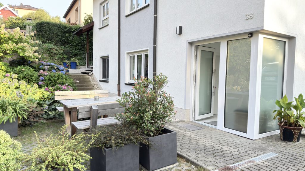 Sitzplatz im Grünen